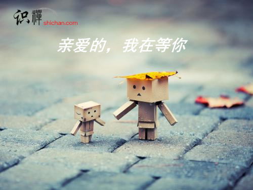 亲爱的，我在等你