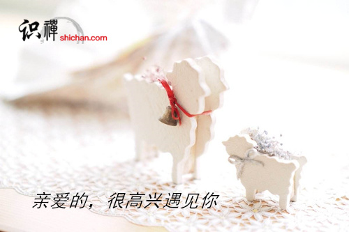 亲爱的，很高兴遇见你